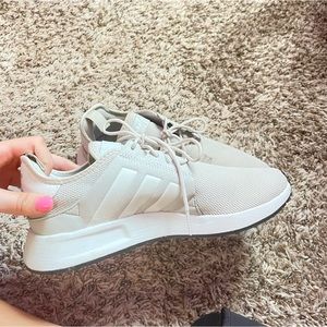 Grey adidas shoes